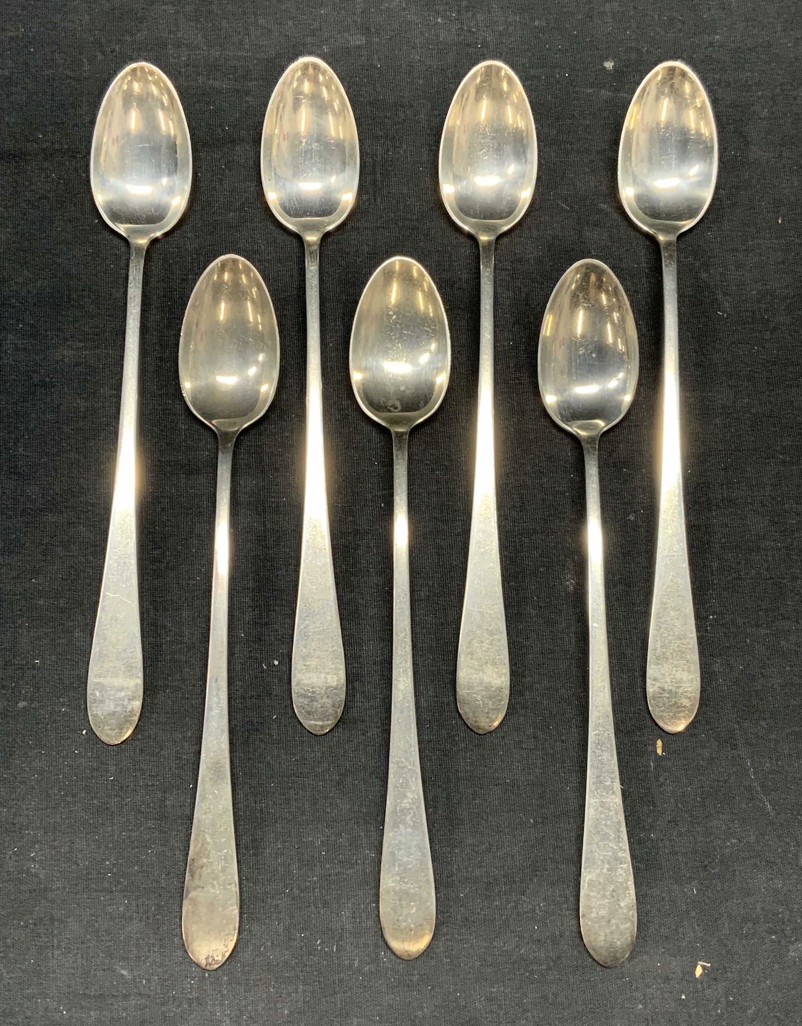 Set 7 GORHAM Sterling Silver Ice Tea Spoons (1 of 8)
