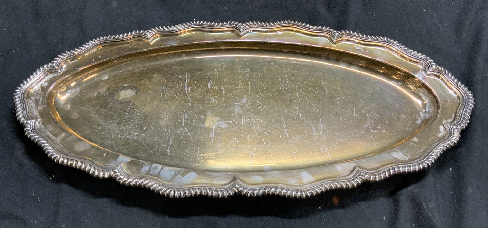 TIFFANY & CO. MAKERS Silver Plated Serving Tray (1 of 11)