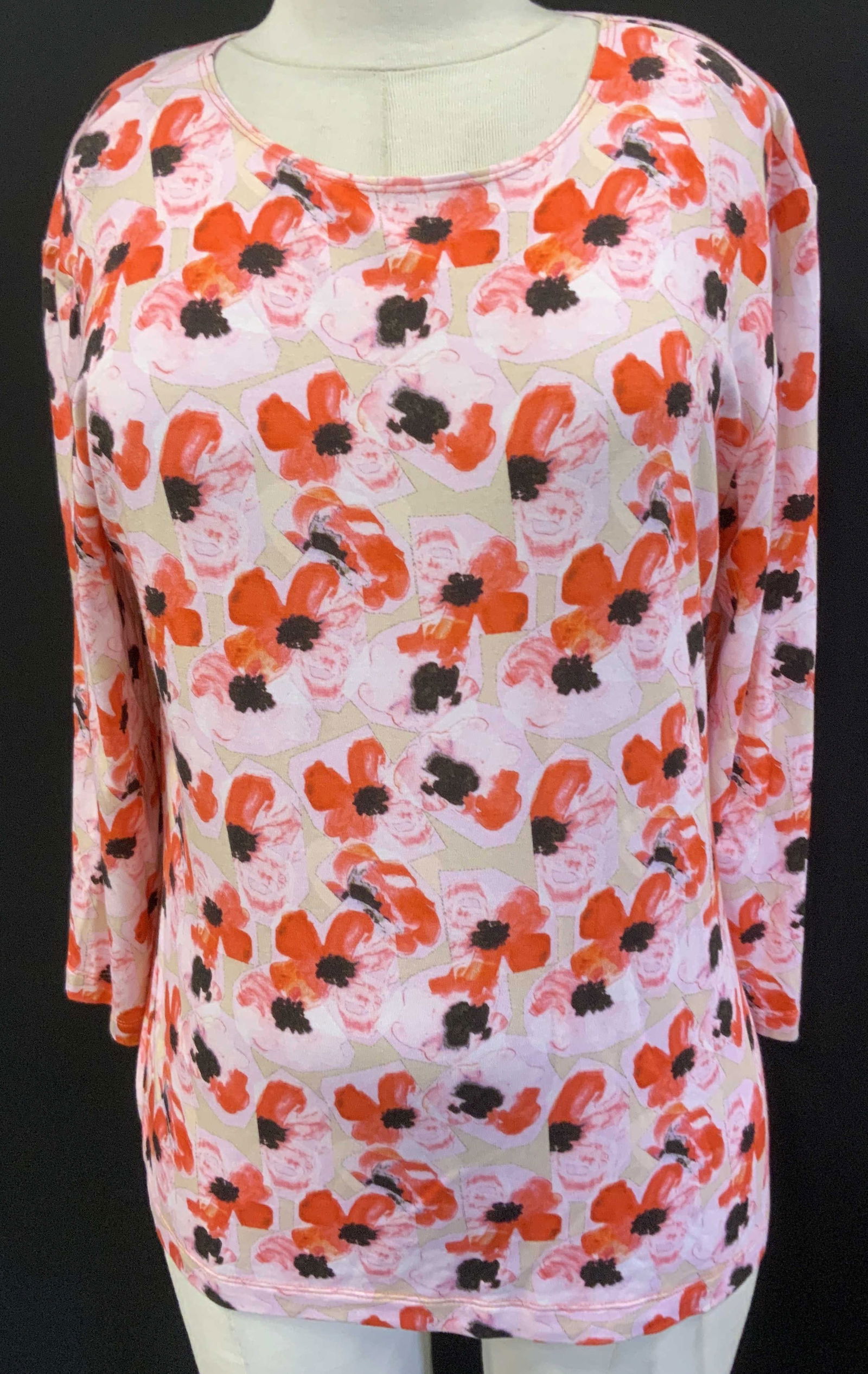 LEGGIADRO Coral & Prink Floral Shirt, USA (1 of 6)
