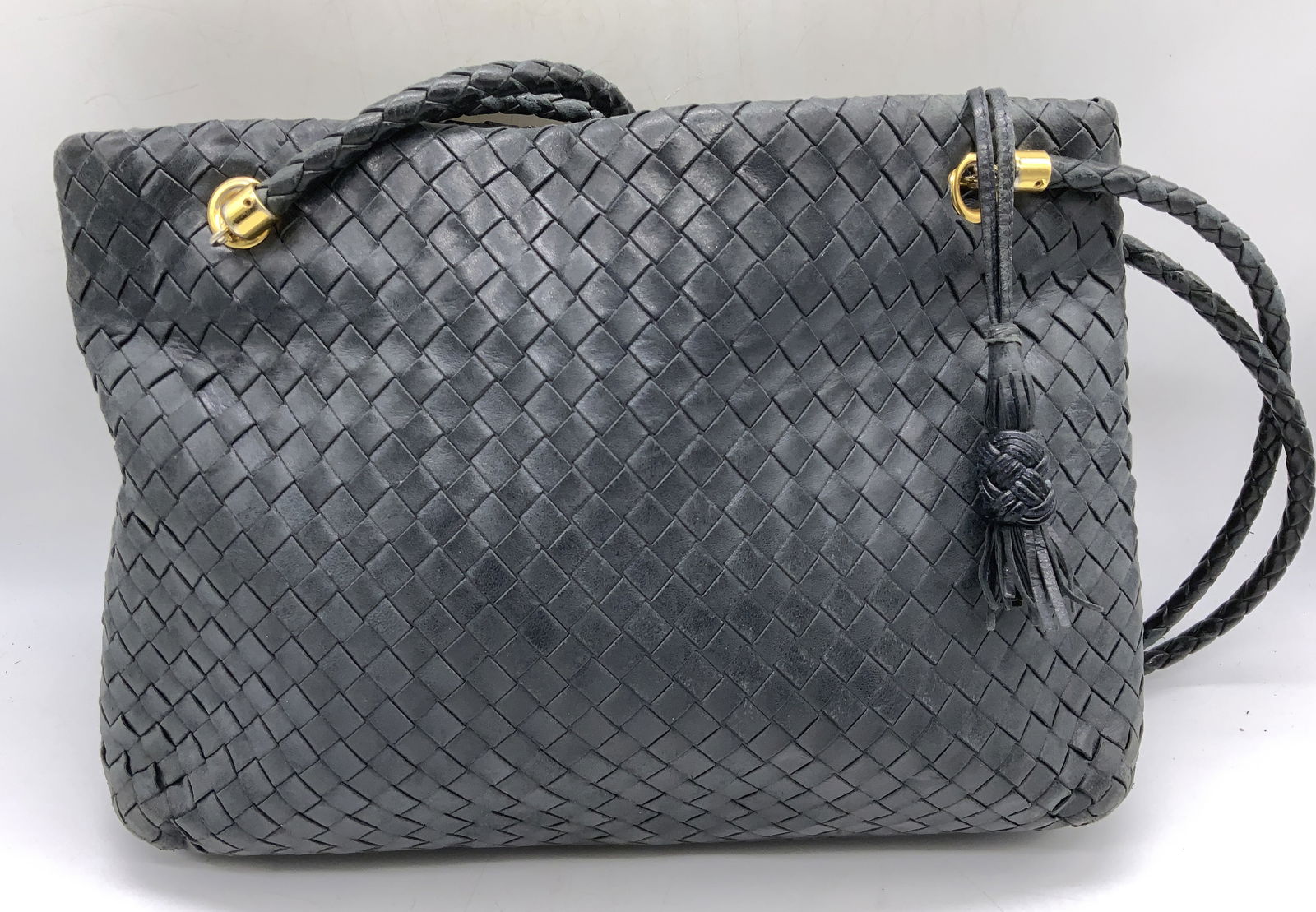 BOTTEGA VENETA Vintage Woven Leather Bag, Italy (1 of 11)