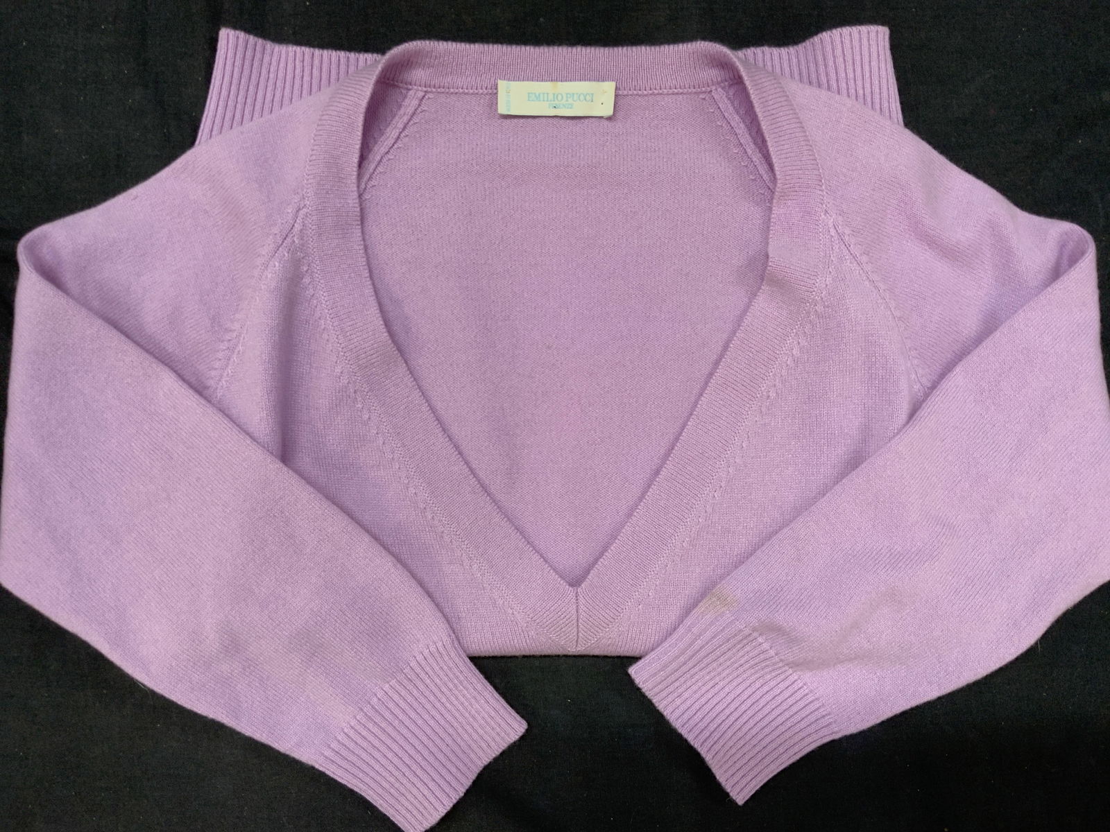Emilio Pucci Lavender Cashmere Sweater, Italy (1 of 8)