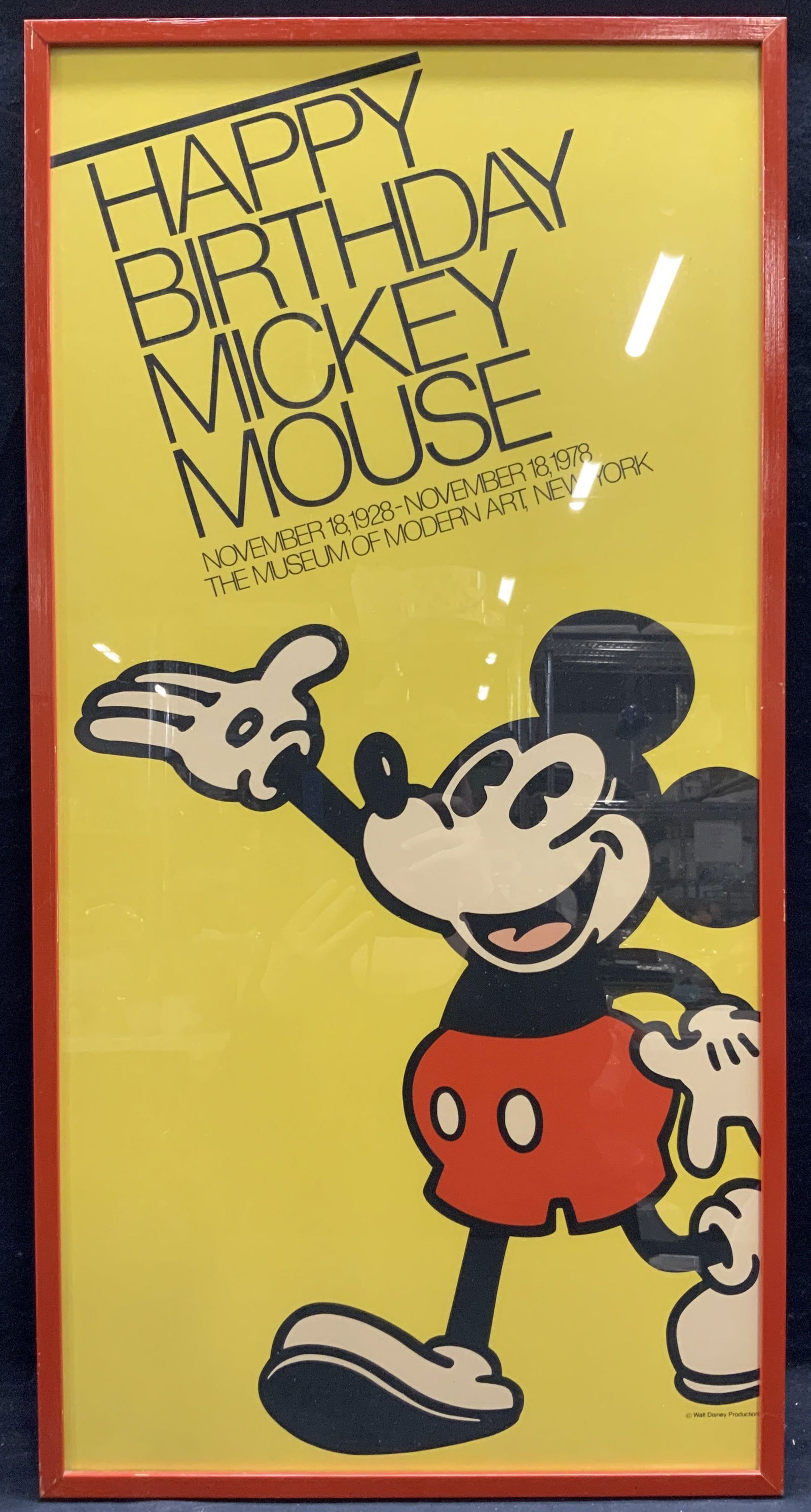 1978 MoMA Mickey Mouse Birthday Lithograph (1 of 6)