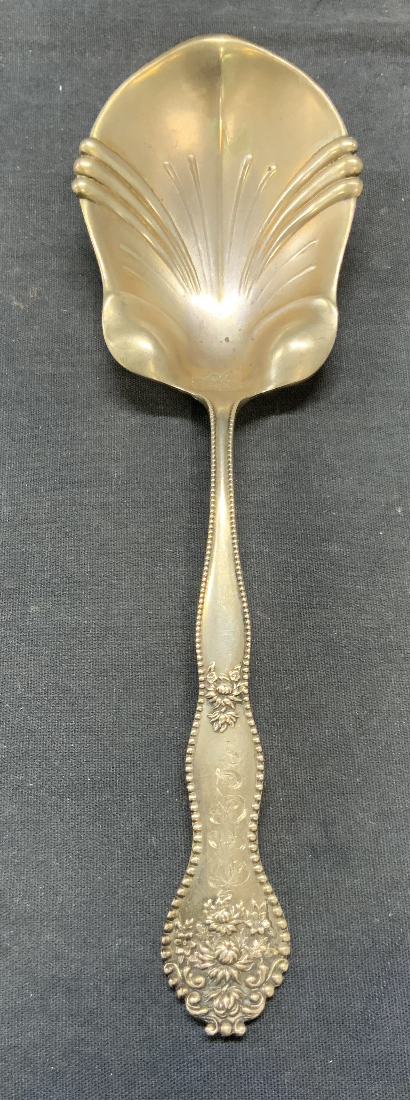 Antique Sterling Silver Serving Spoon (1 of 6)