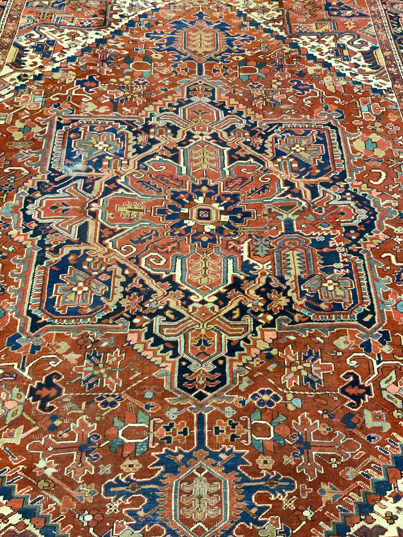 Vintage Oversized Handmade Persian Wool Area Rug (1 of 8)
