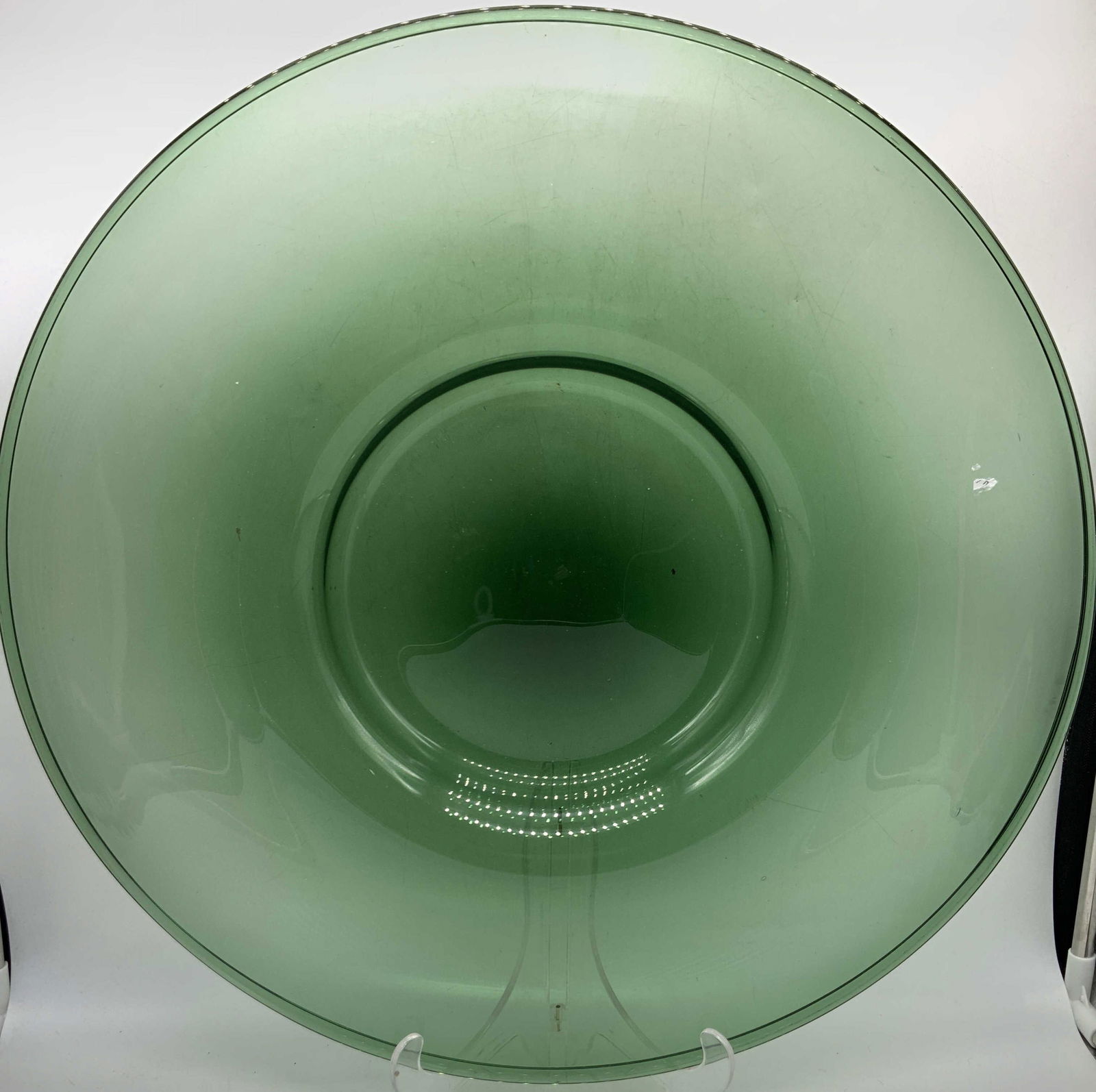 Hand Blown Art Glass Centerpiece Platter (1 of 8)