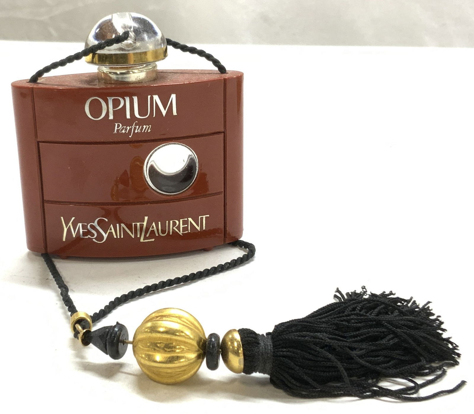 Collectible YSL Opium Perfume Bottle France (1 of 6)