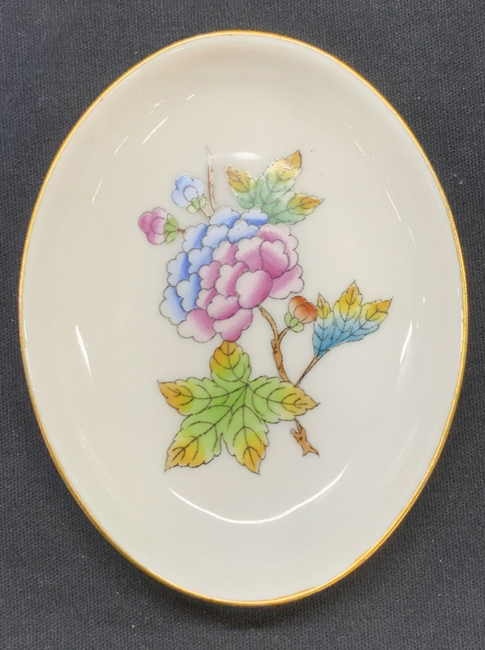 Herend Hungary Porcelain Trinket Dish (1 of 6)