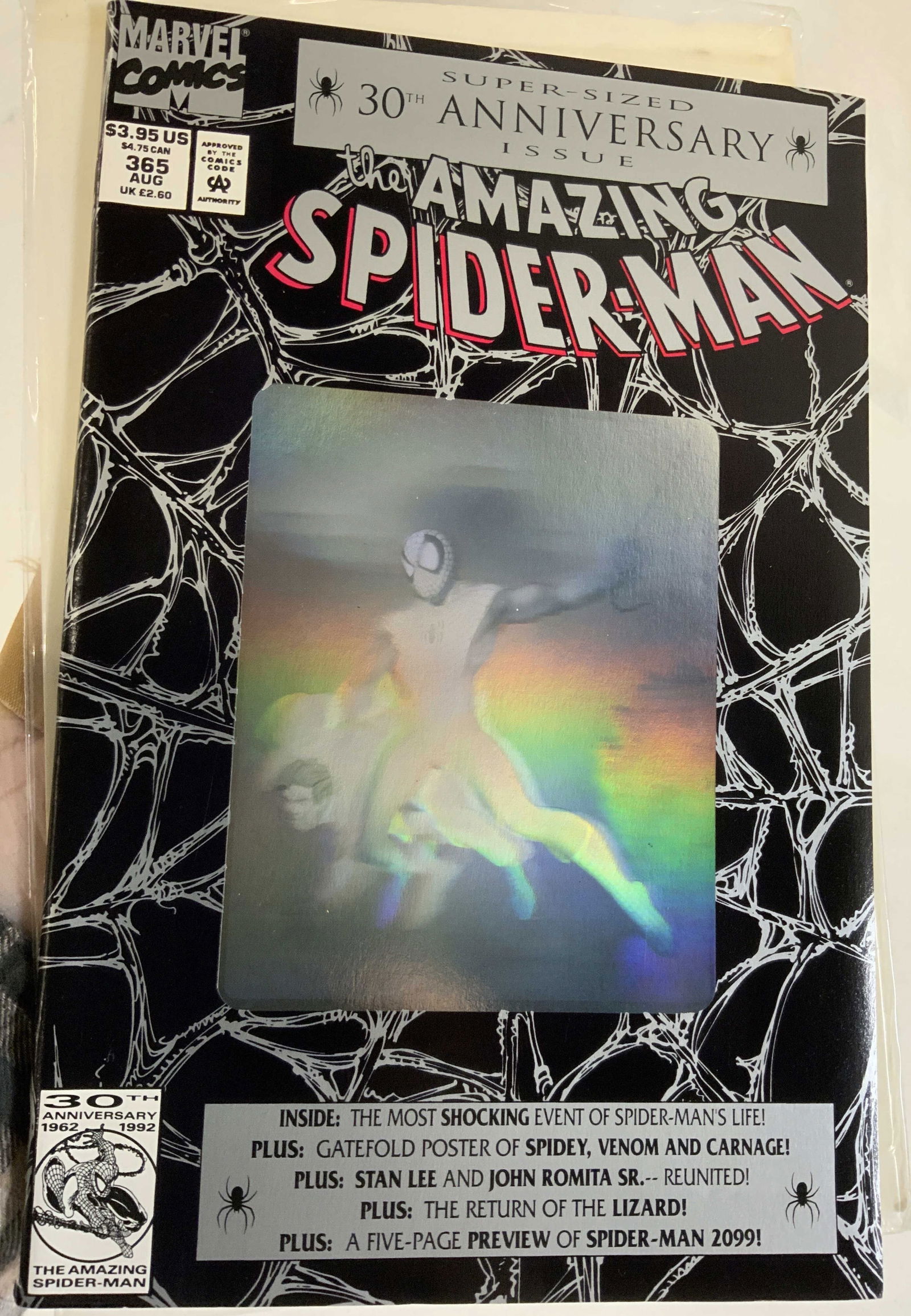 Amazing Spider-Man 30th Annv Ed, Aug 1992, # 365 (1 of 18)