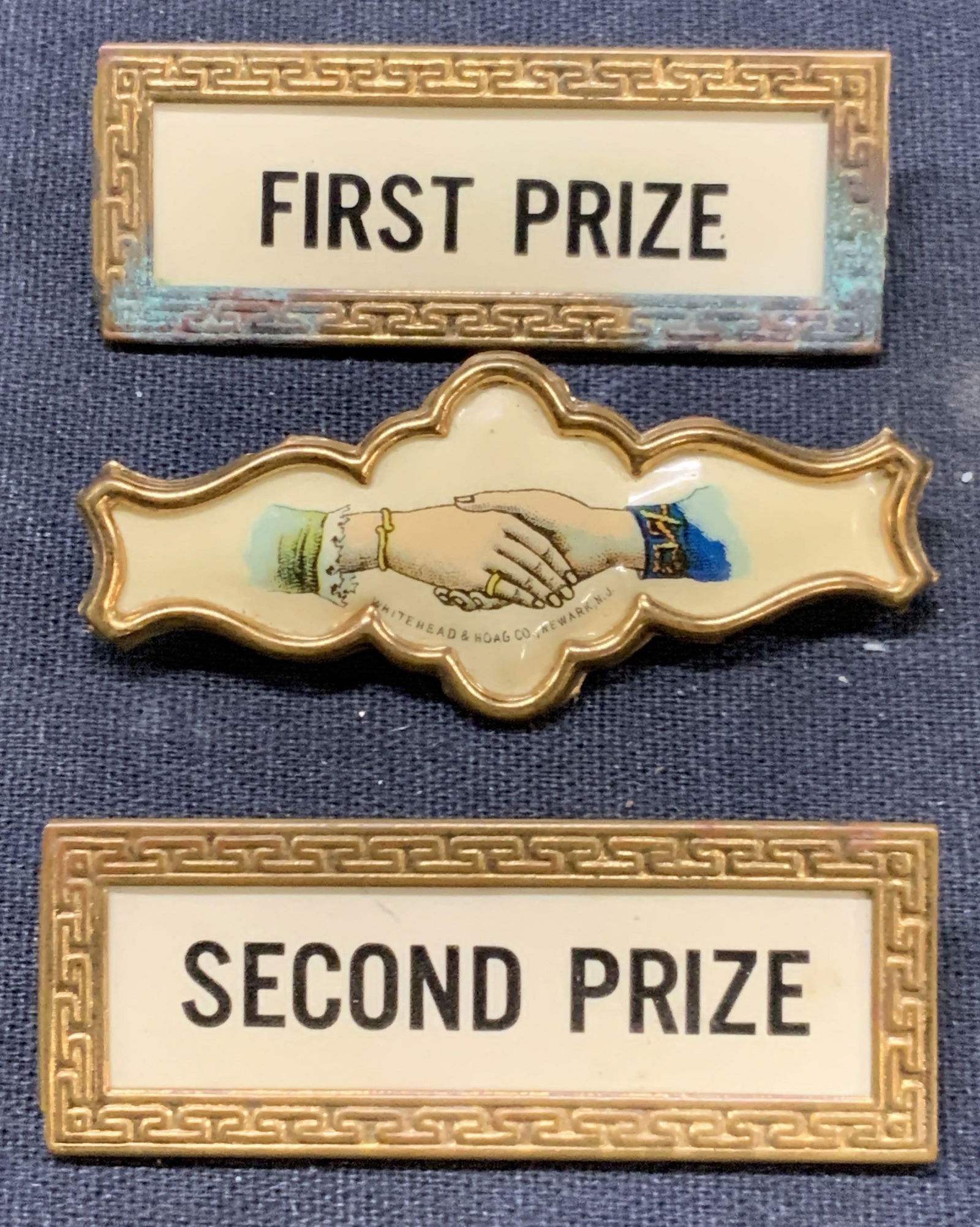 Lot 3 Vtg Brass Crafted Pins (1 of 8)