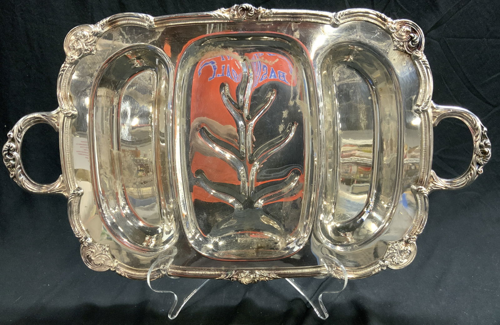 English Silver MFG Corp Silver Plated Serving Tray (1 of 9)
