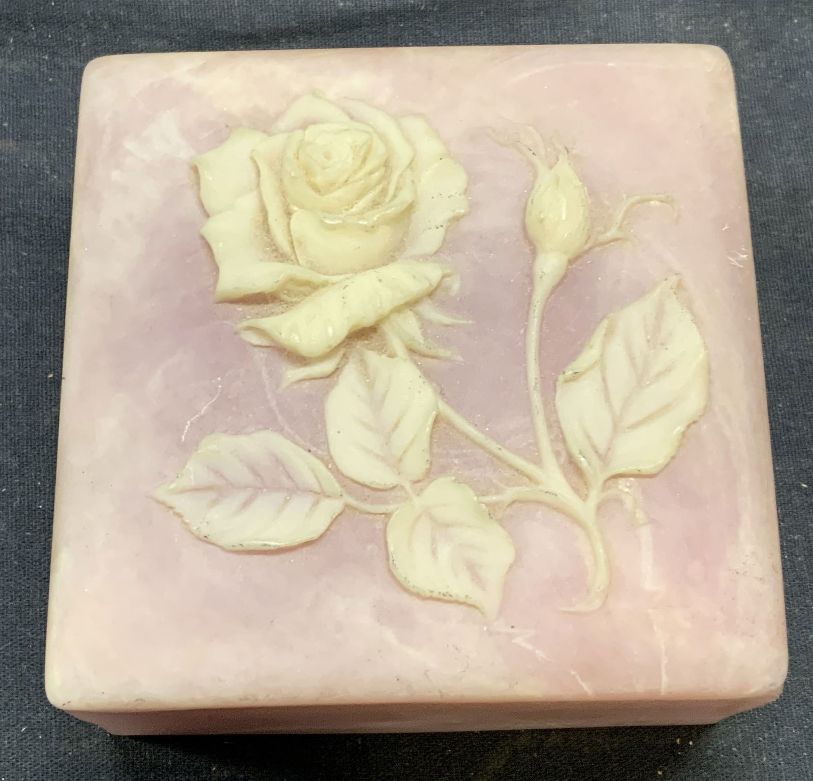 Design Gifts Pink Marble Style Dresser Box (1 of 7)