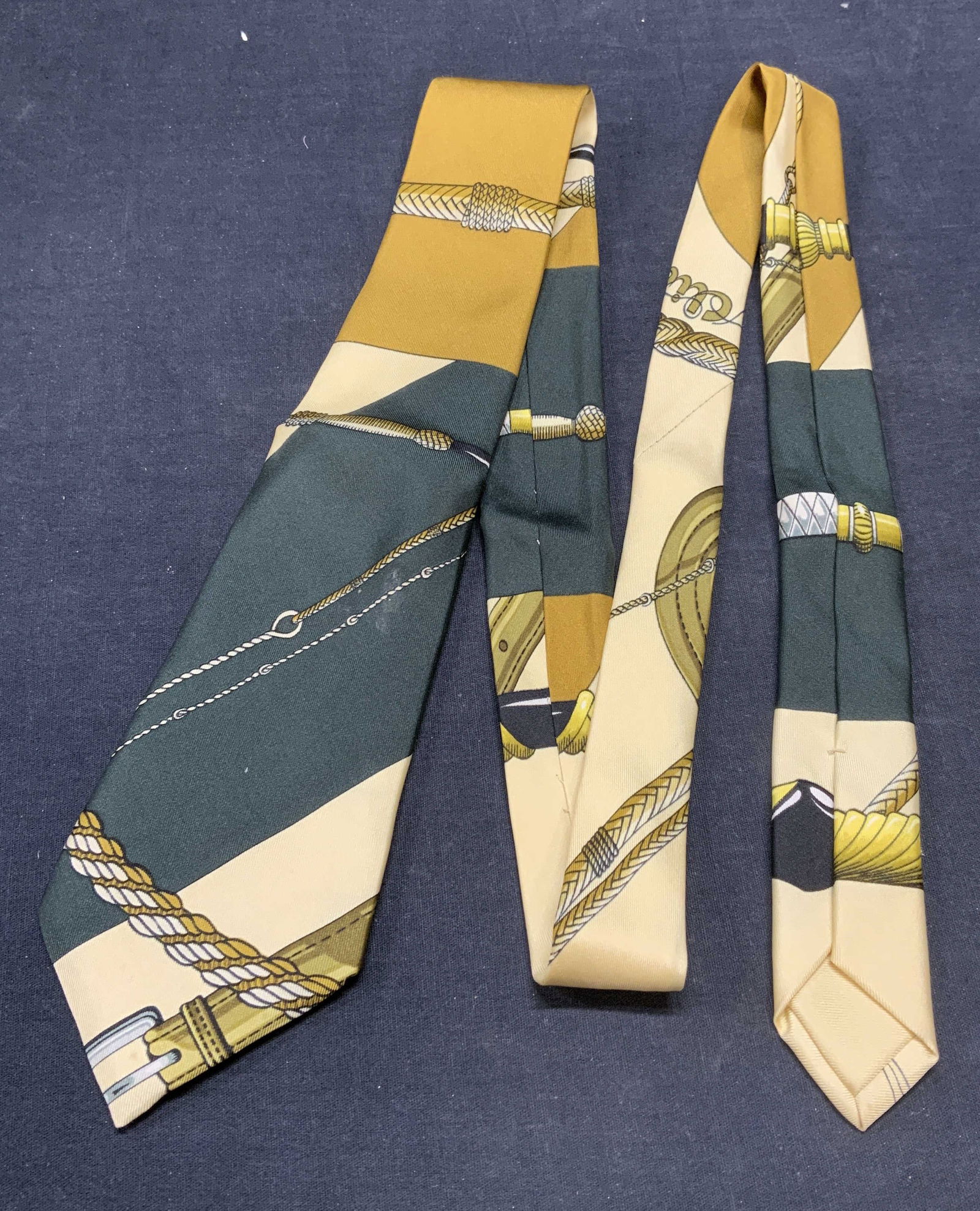 Hermes Silk Graphic Print Tie, Italy (1 of 6)