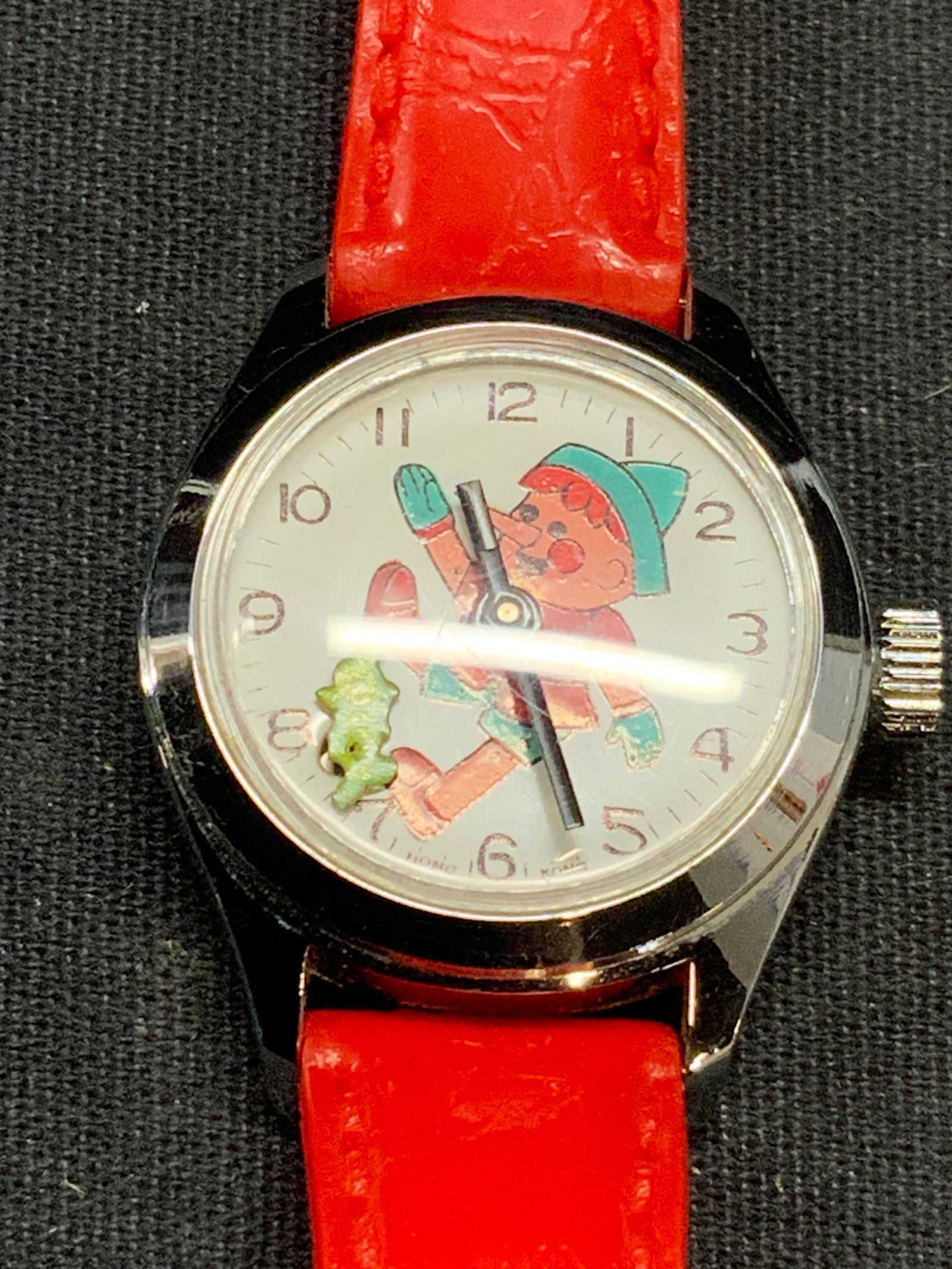 Pinocchio Red Strap Watch (1 of 7)