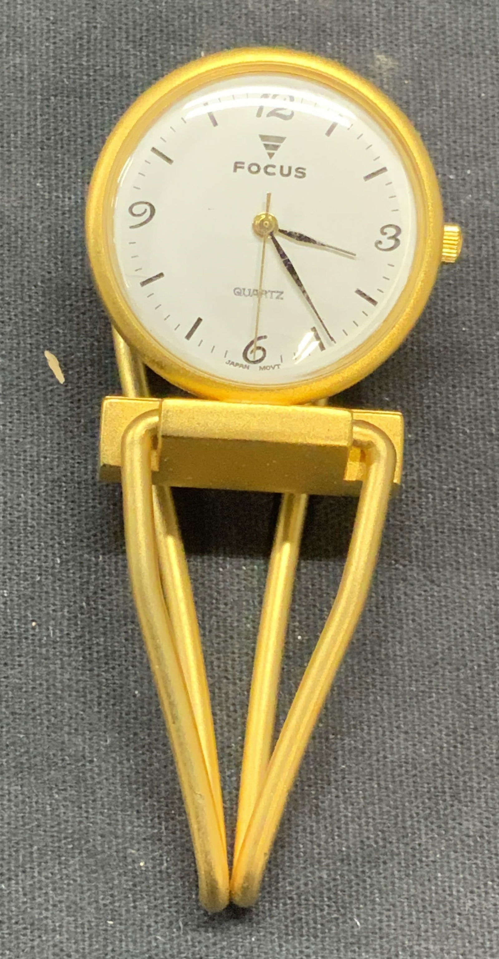 Focus Gold Tone Watch Clip (1 of 6)