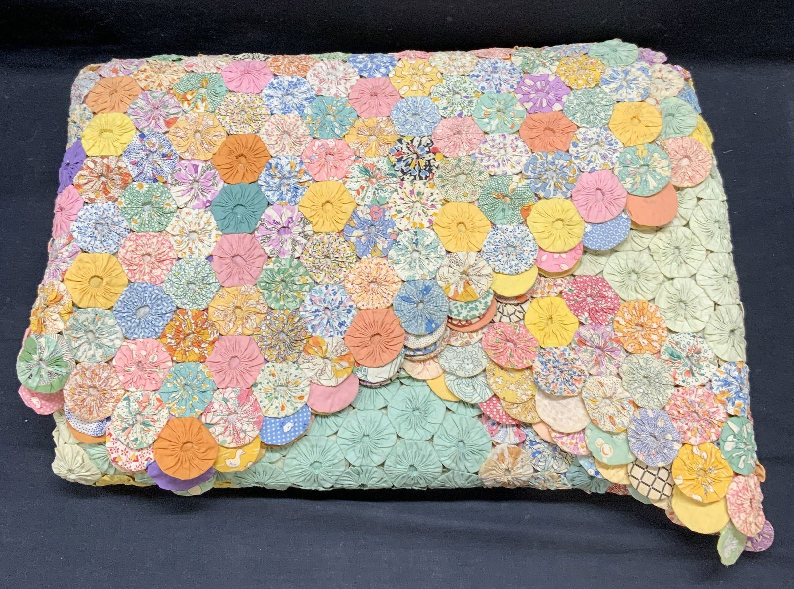 Vintage Multi Color Printed Quilt (1 of 6)