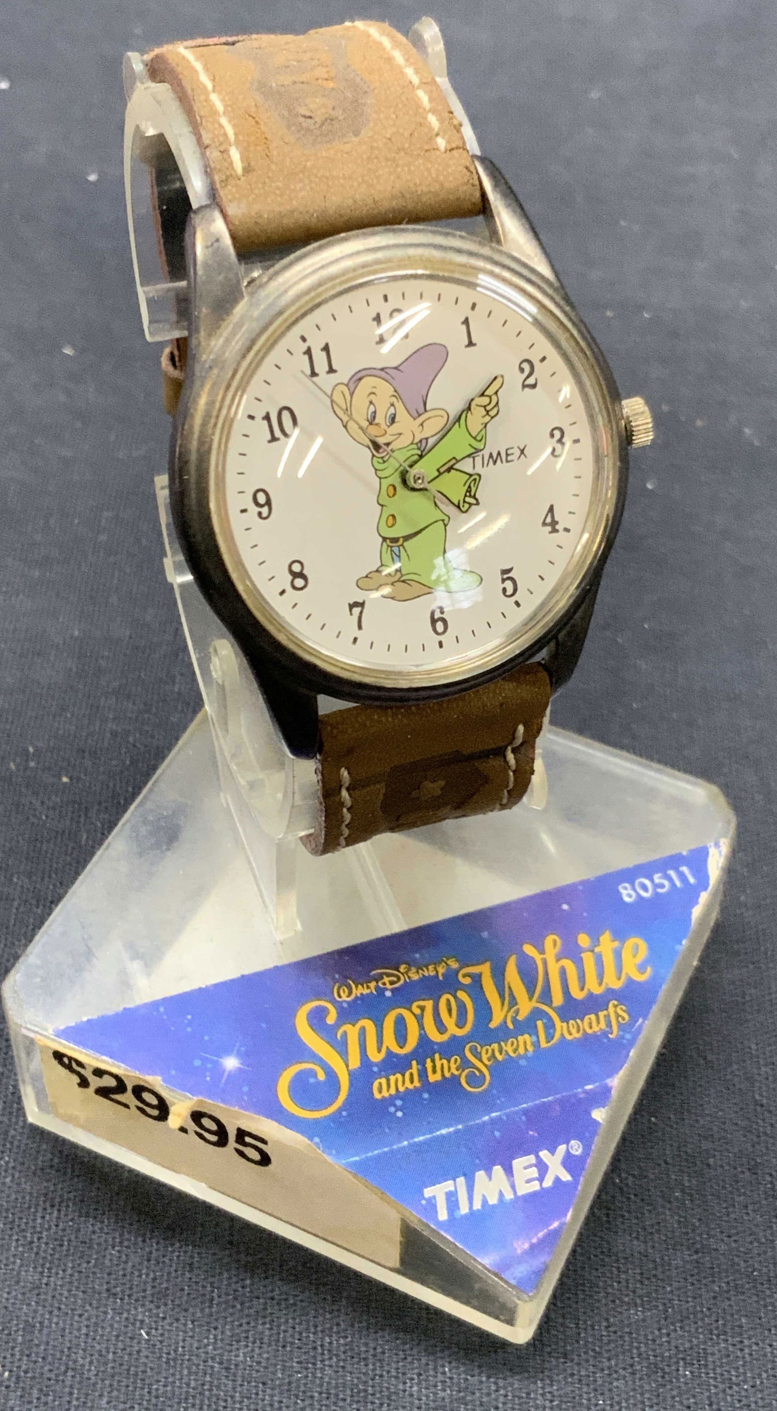 Vtg Snow White Dopey TimeX Watch (1 of 8)