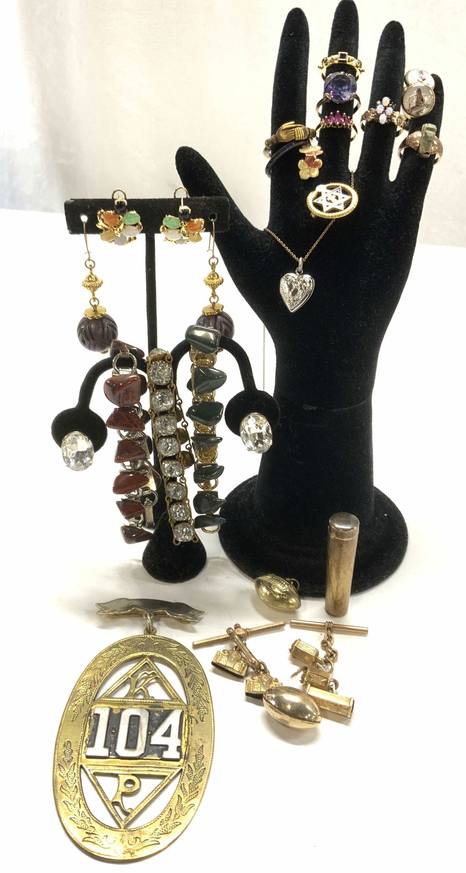 22k,18k,14k Gold+Gem Jewelry, Sapph, Ruby, Opal+ (1 of 20)