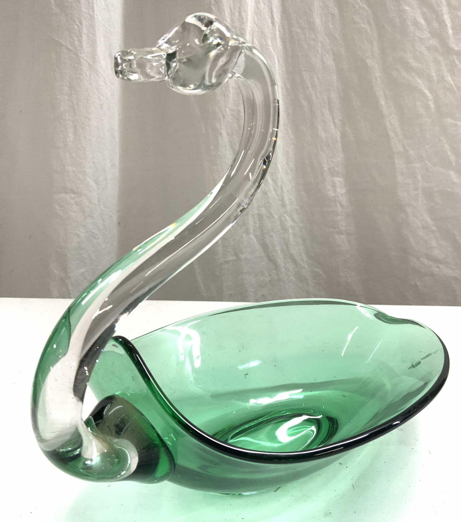 Duncan & Miller Swan Form Glass Vessel (1 of 7)