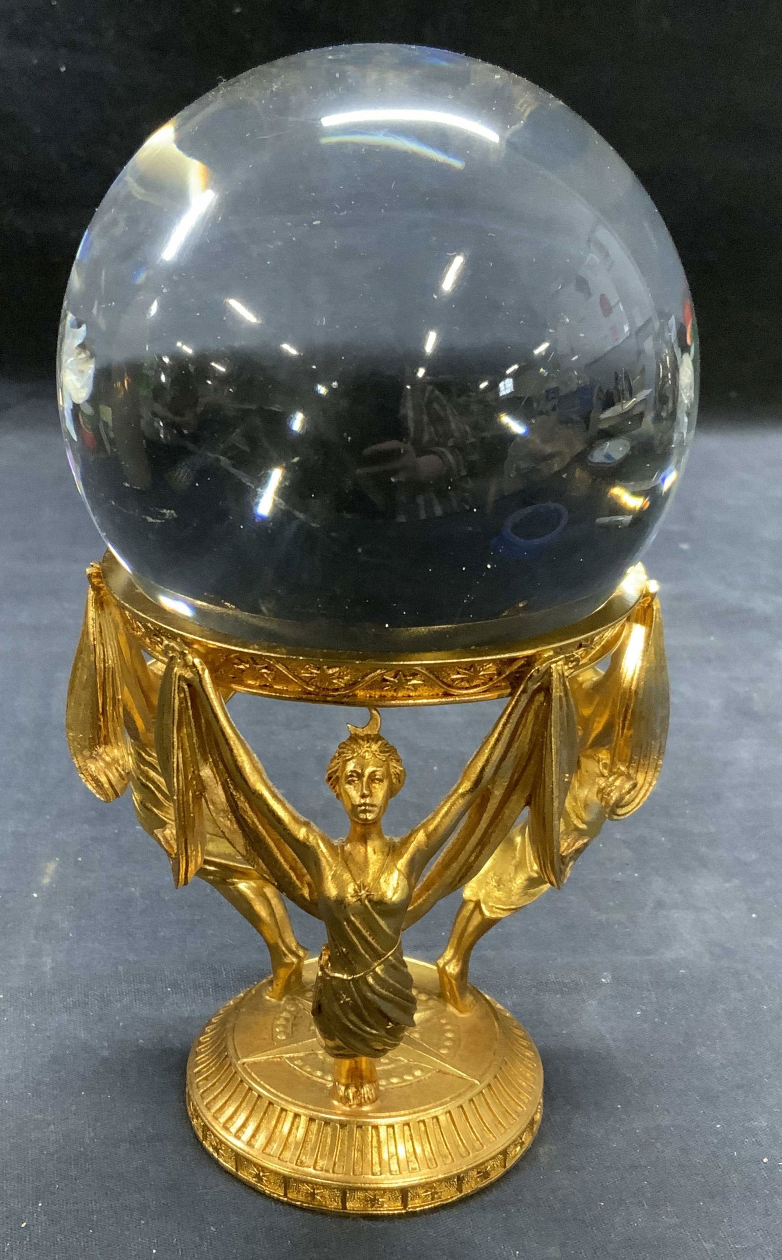 Vintage Crystal Visions Crystal Ball & Stand (1 of 7)