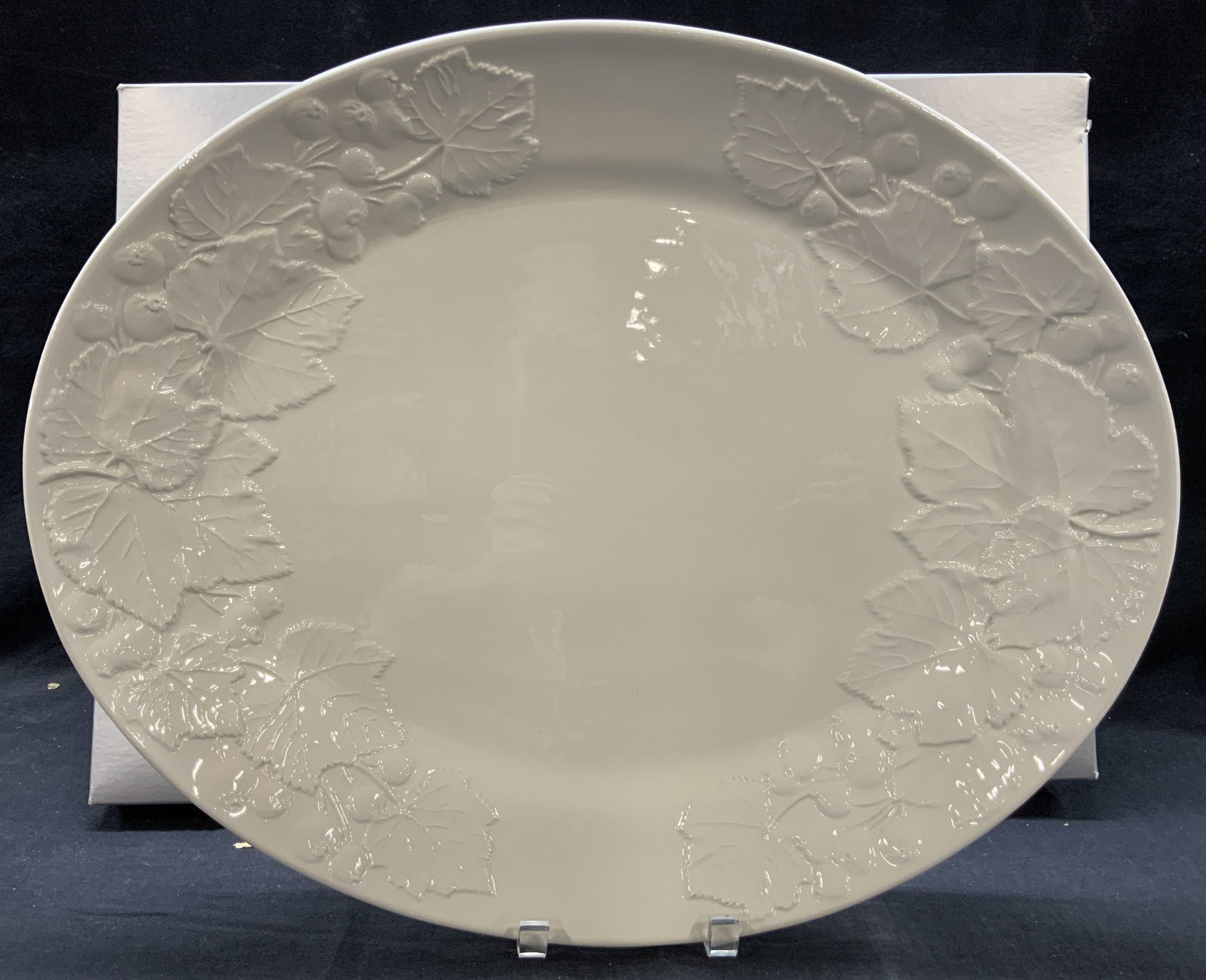 Marsh Ceramic Centerpiece Platter W Box, Italy (1 of 12)