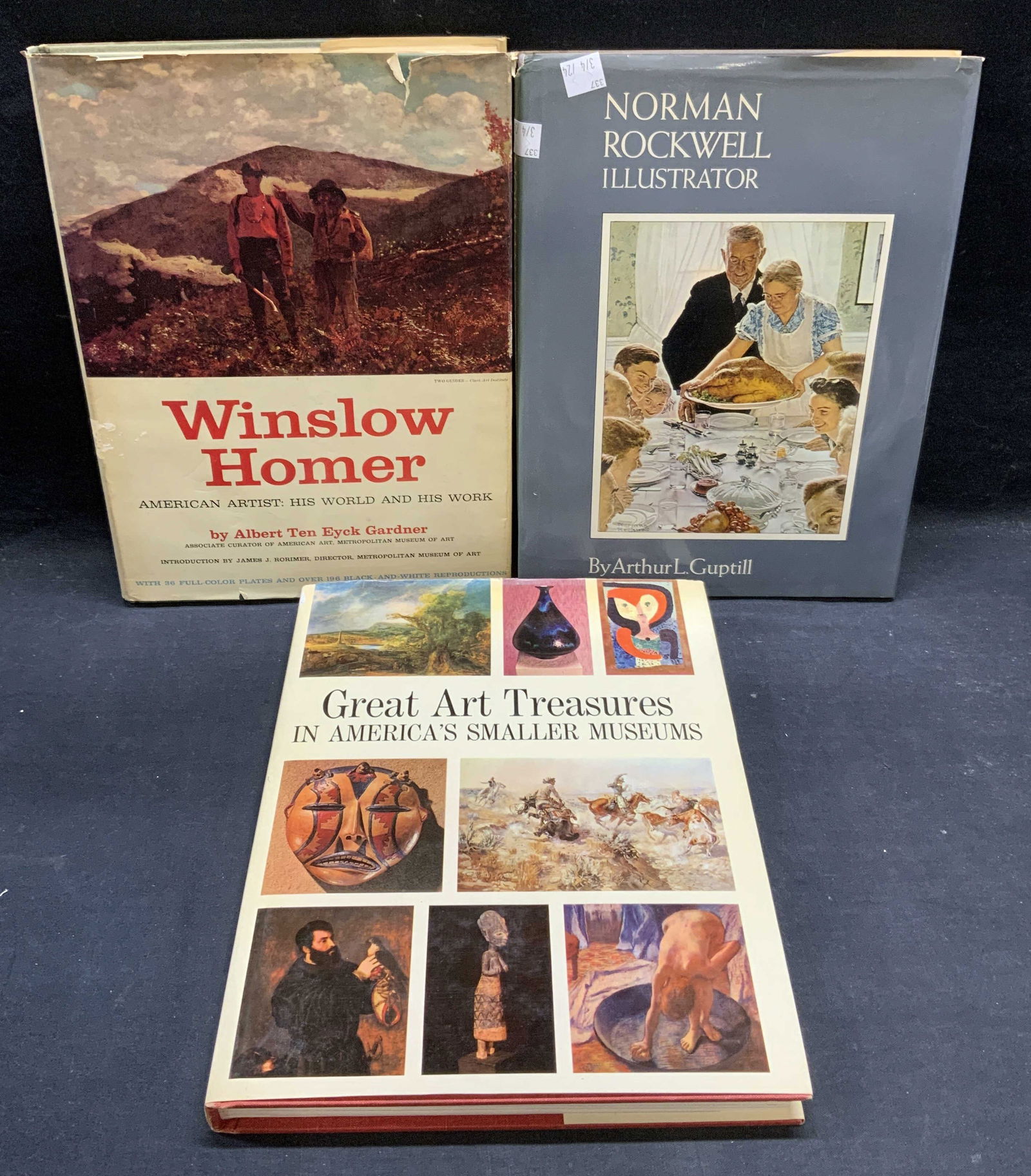 Lot 3 Art Books, Homer, Rockwell, More, Illus (1 of 15)