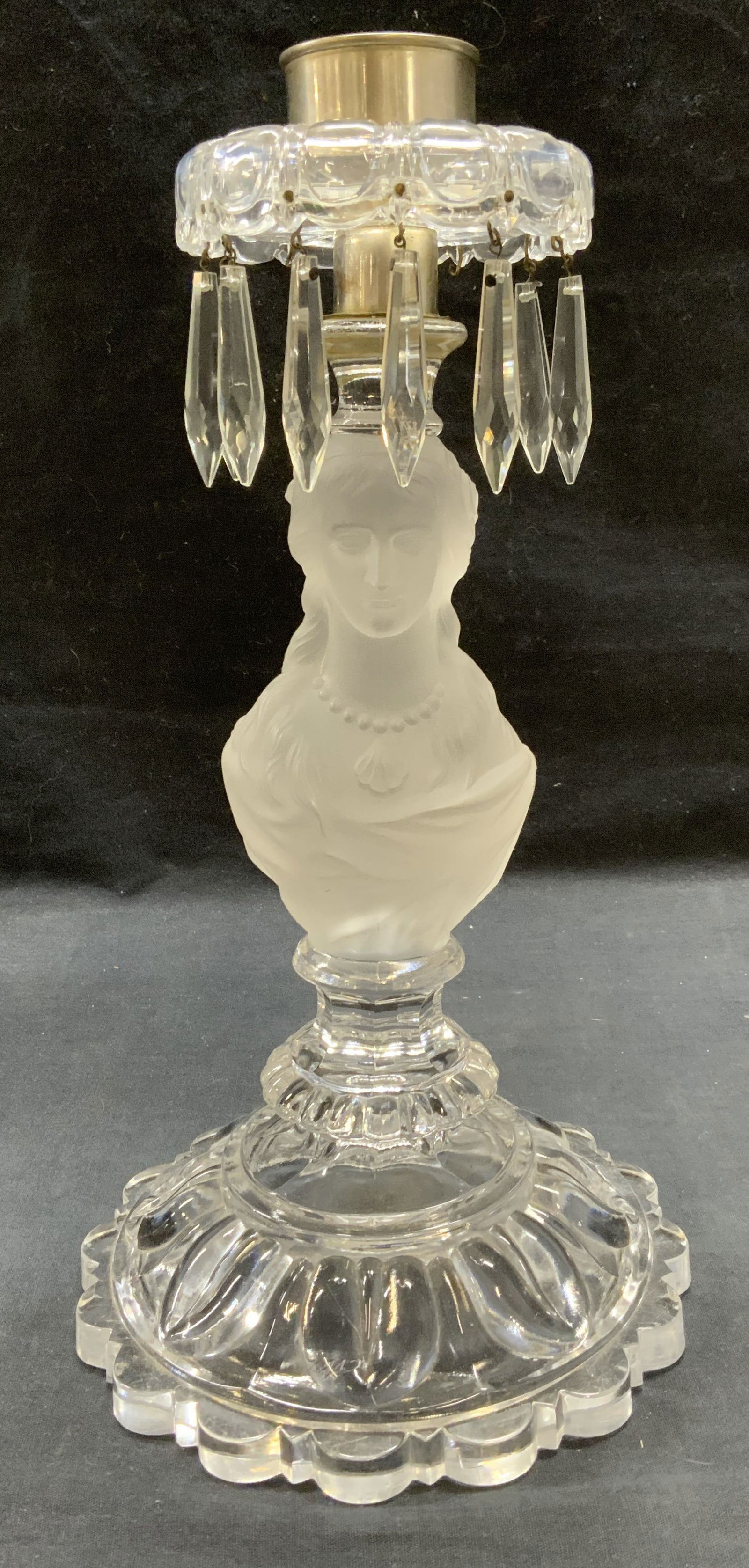 Vintage Baccarat Crystal Figural Candle Holder (1 of 9)
