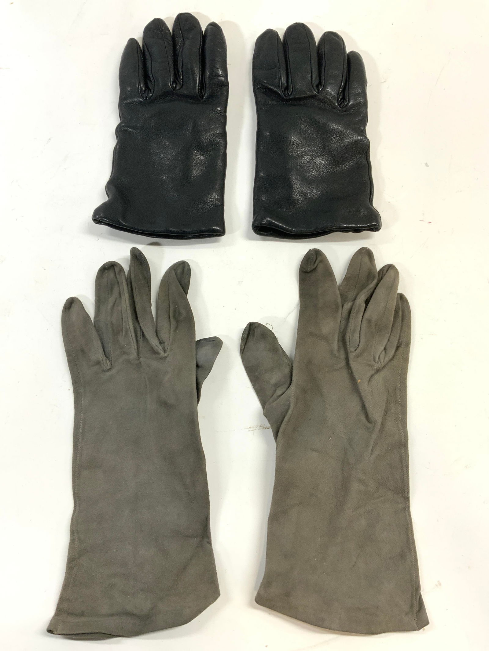 Lot 2 Pairs Leather & Suede Gloves ITALY (1 of 6)