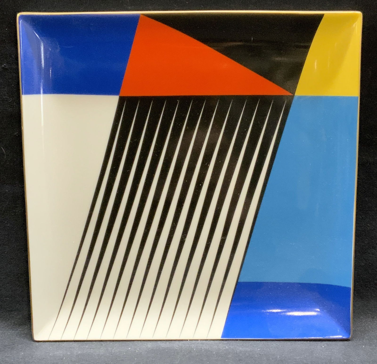 Vintage MIKASA Porcelain Post Modern Tray (1 of 6)