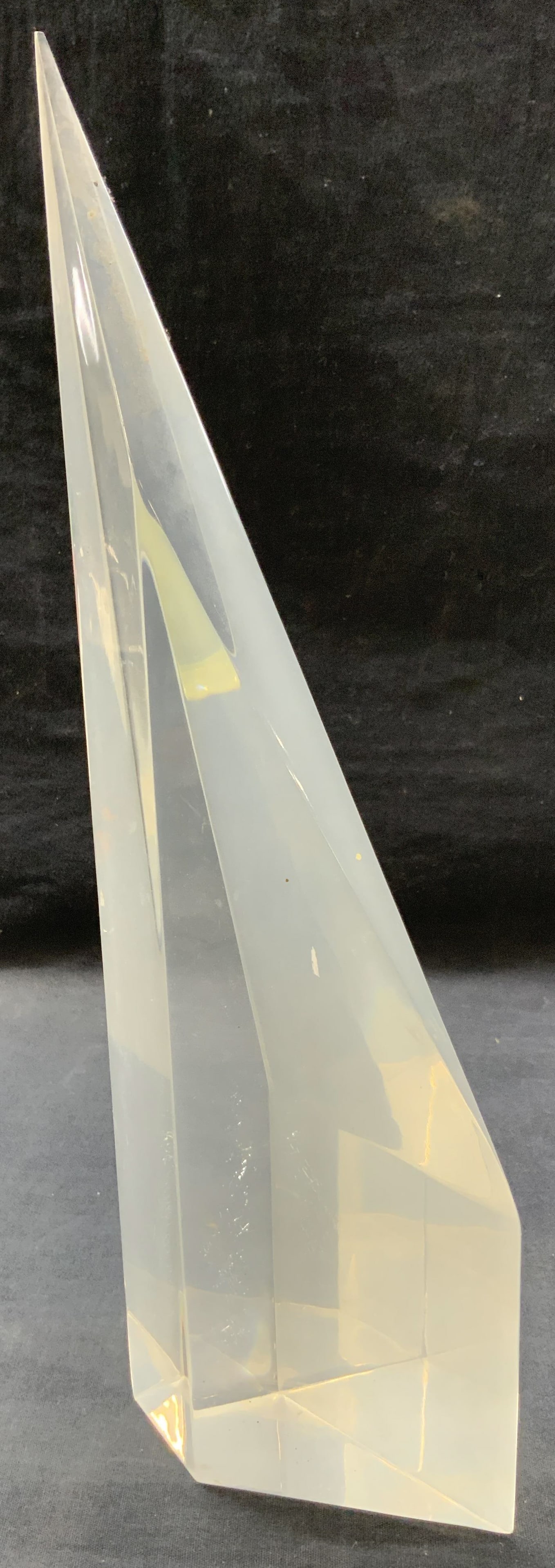 Abstract Lucite Obelisk 15in (1 of 7)