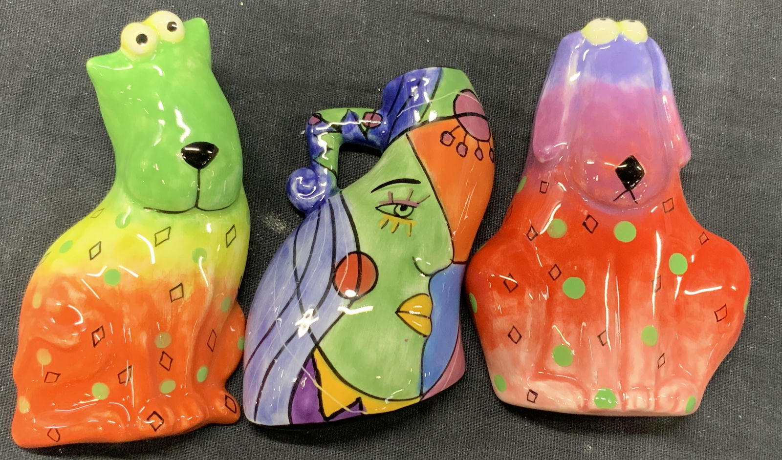 Lot 6 Hand Painted Magnets NIB (1 of 8)