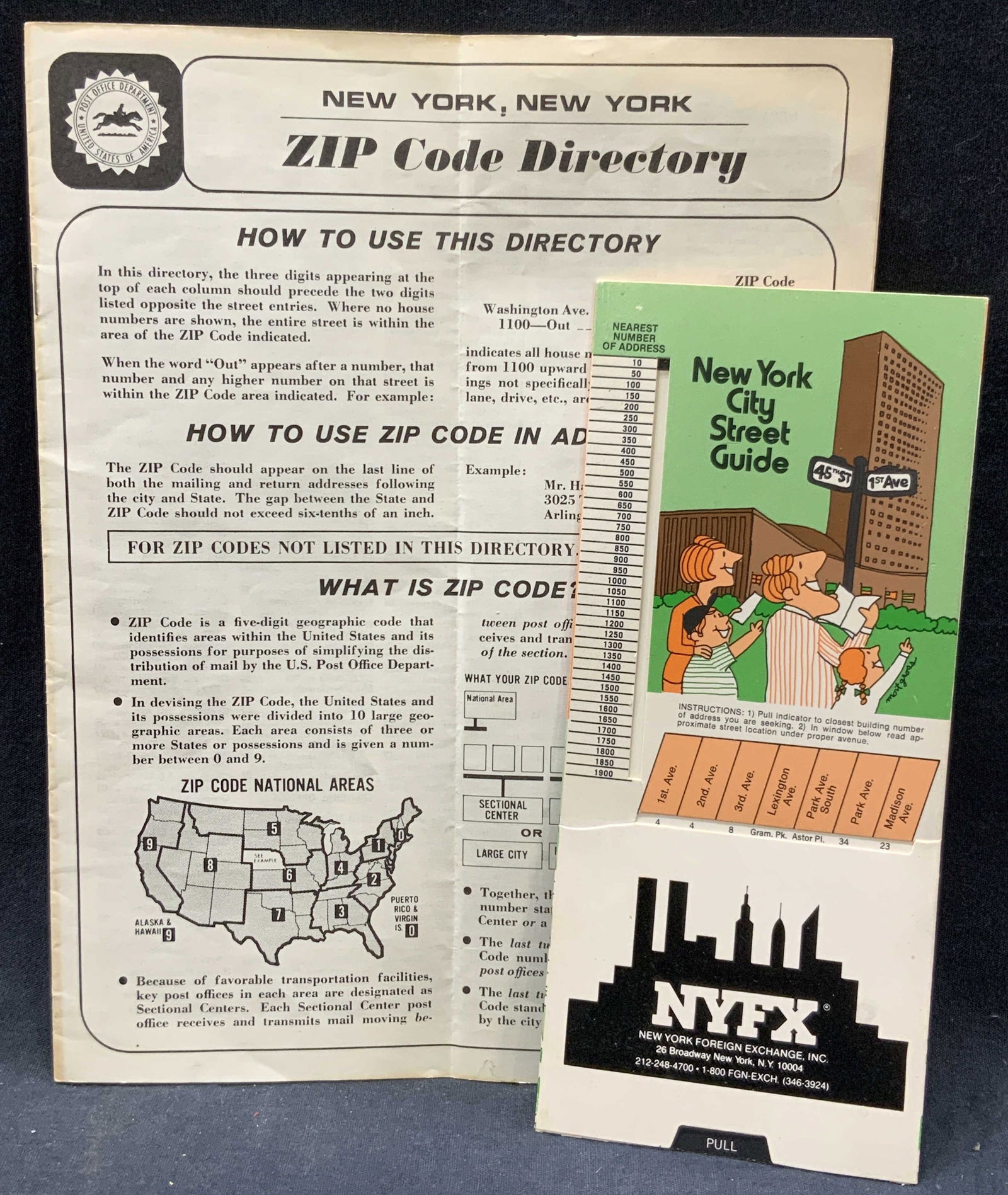 2 Vtg NYC Zip Code & Street Guides 1980+ (1 of 9)