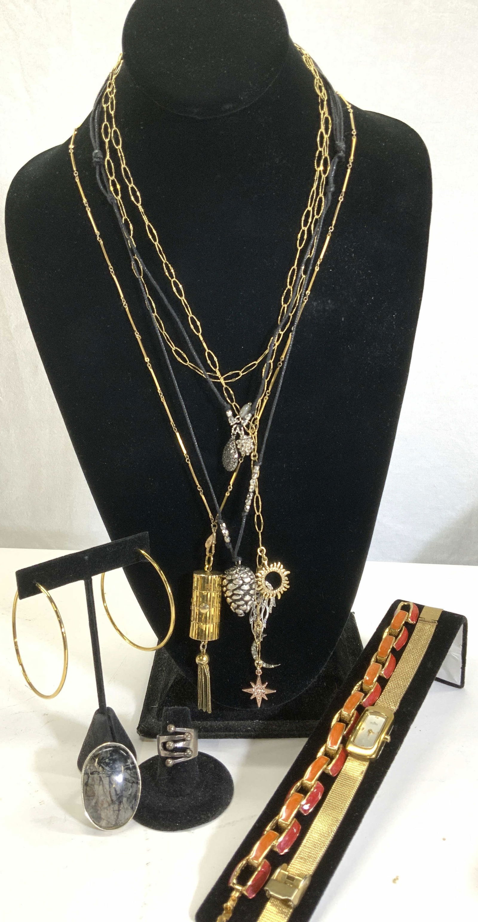 9 Skagen Denmark Watch, Sterling Sil, KJL Jewelry (1 of 13)