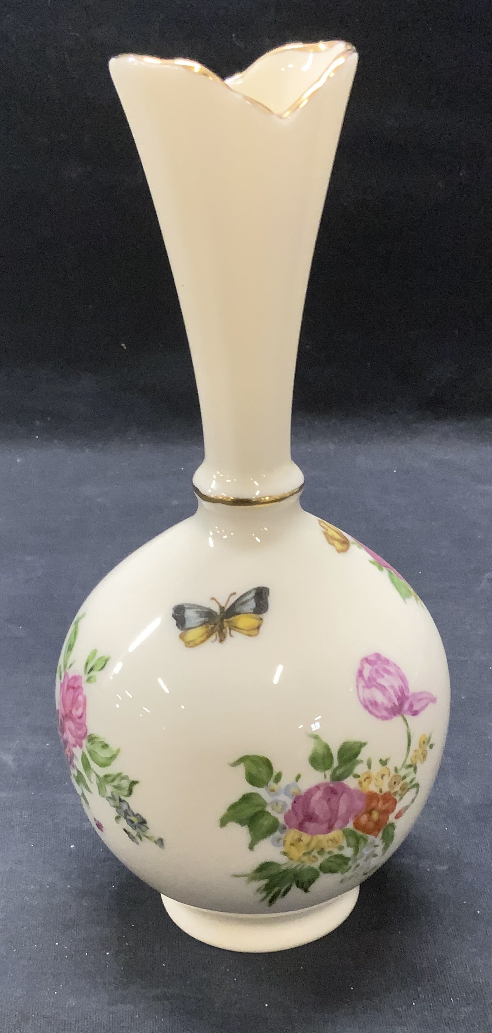 Lenox Hand Painted Porcelain Bud Vase, USA (1 of 6)