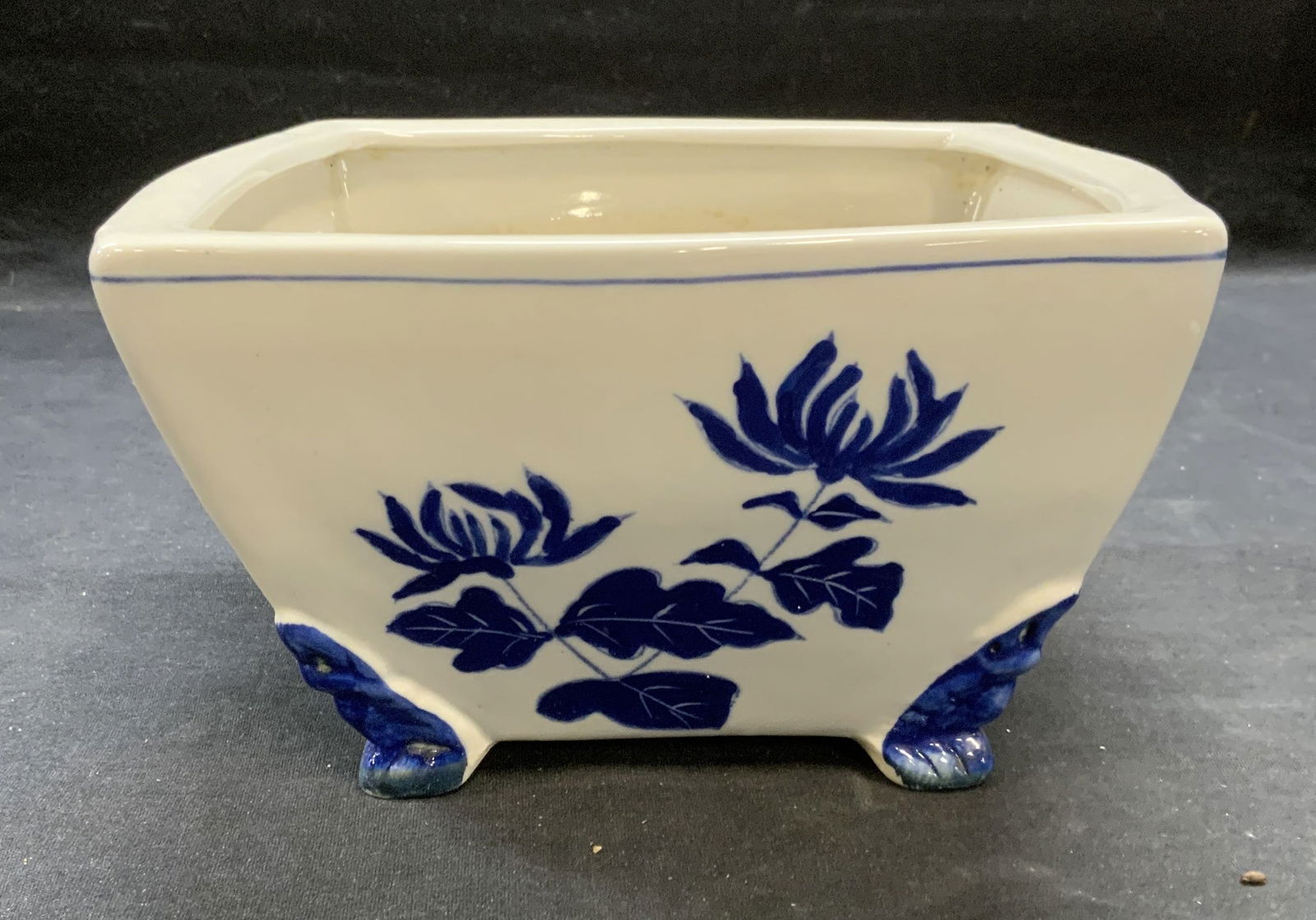 Vtg Decowave Fine Pottery Floral Planter (1 of 6)