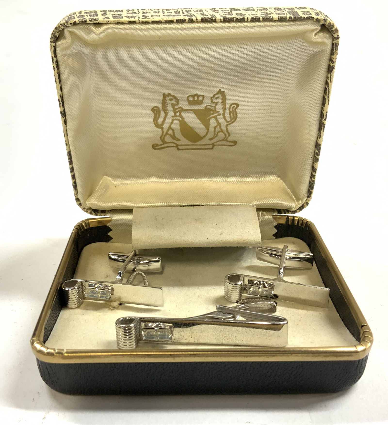 PIONEER Cuff Links & Tie Clip W Box (1 of 7)