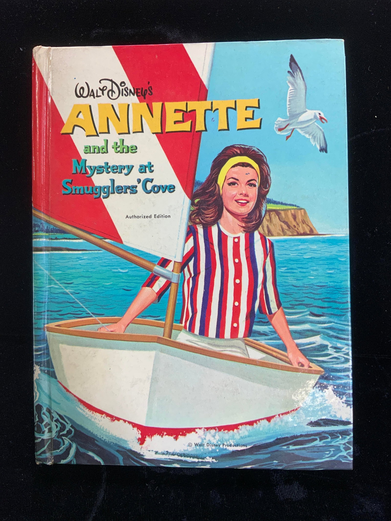 Walt Disney ANNETTE Mystery at Smugglers Cove 1963: Part of Walt Disneys Annette Series Featuring ANNETTE (Funicello), star of motion pictures and television. A Walt Disney Production book authored by Doris Schroeder. A few colored illustrations. Hard