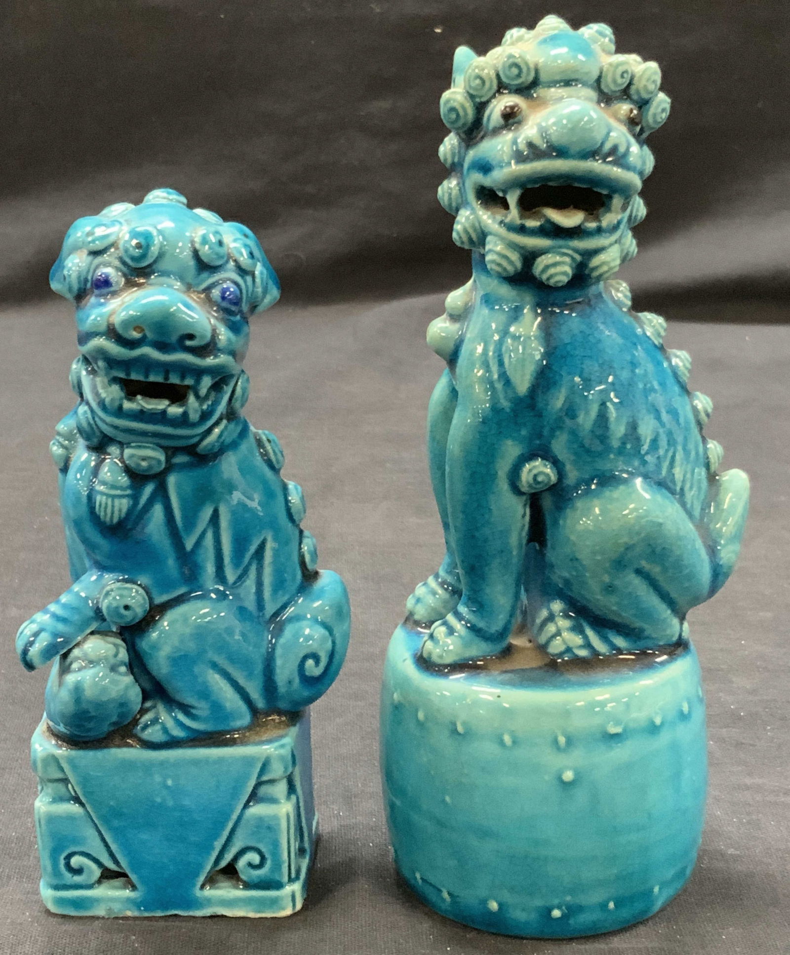 Lot 2 Ceramic Asian Fu Dog Figures (1 of 7)