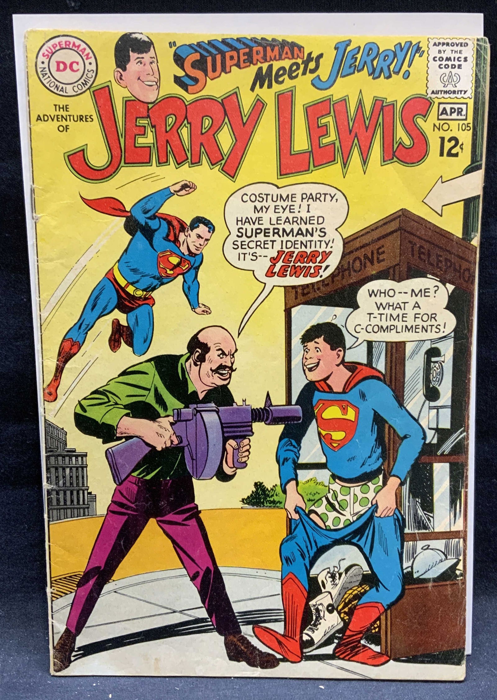 DC Adventures Jerry Lewis Superman #105 1968 (1 of 6)