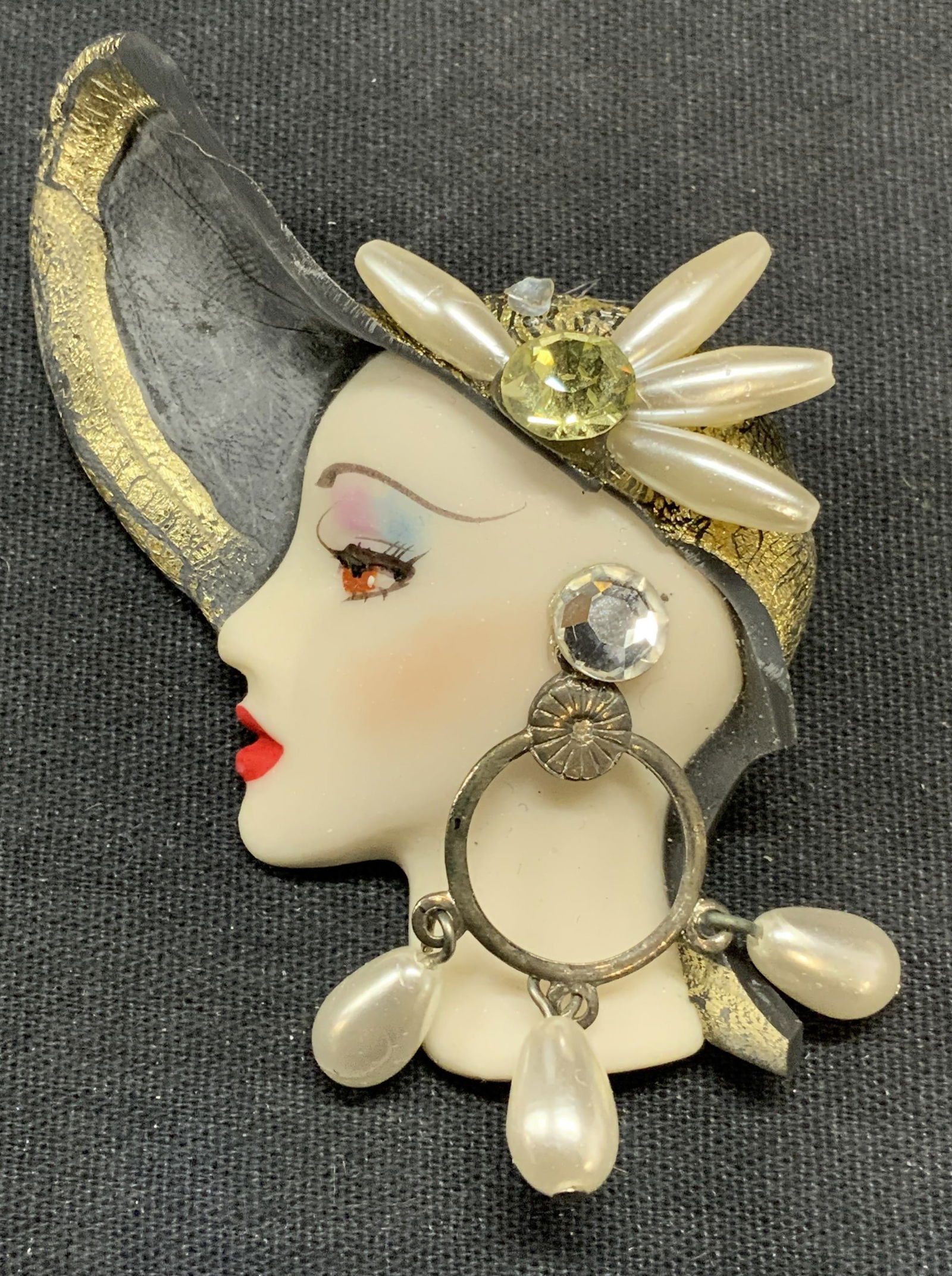 Vintage Handmade Figural Brooch (1 of 7)