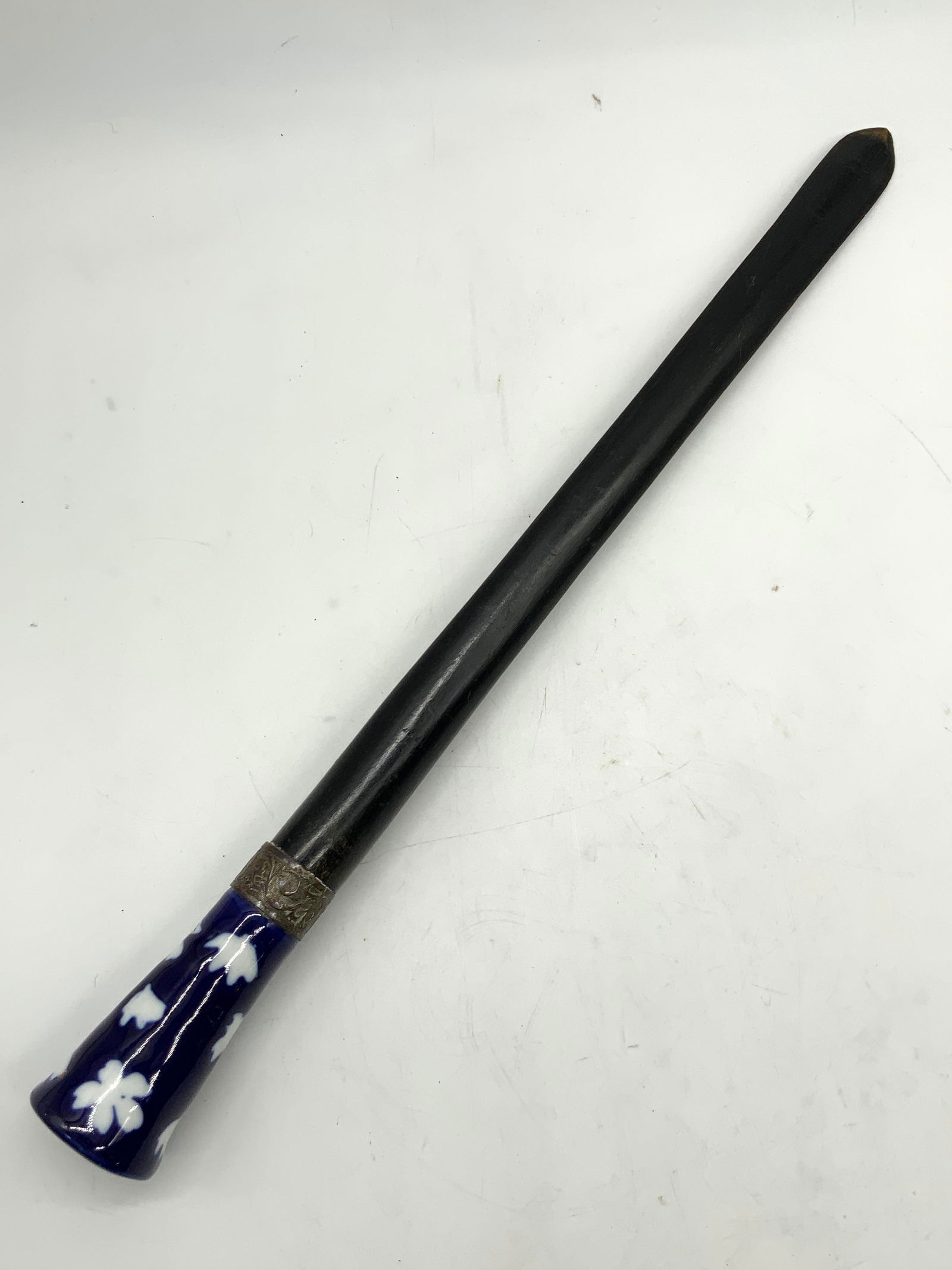 Vtg Porcelain & Wood Letter Opener (1 of 7)