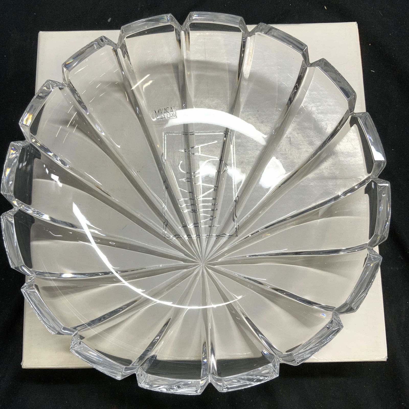 MIKASA Morning Star Thick Crystal Bowl, NIB (1 of 6)