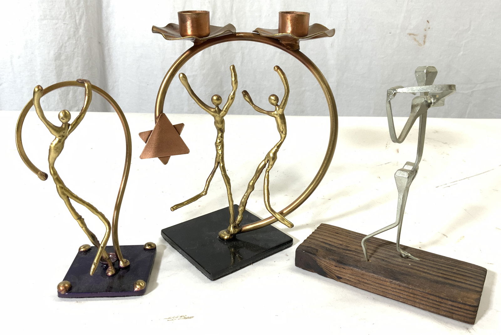 INFINITY ART IN METAL Lot 3 Candlestick & Sculpts (1 of 7)