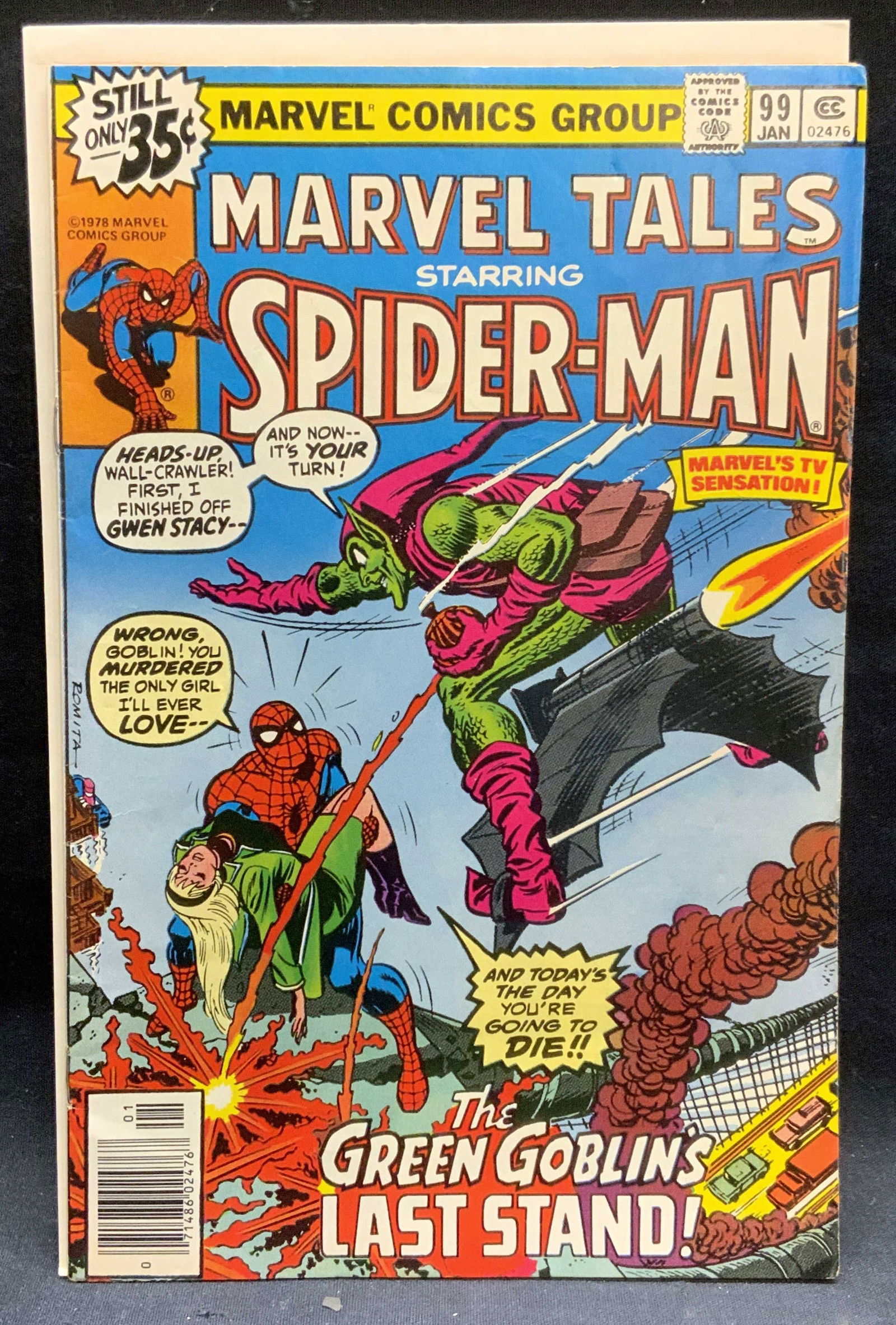 Marvel Comics Spider Man #99 1978, Illustrated (1 of 6)