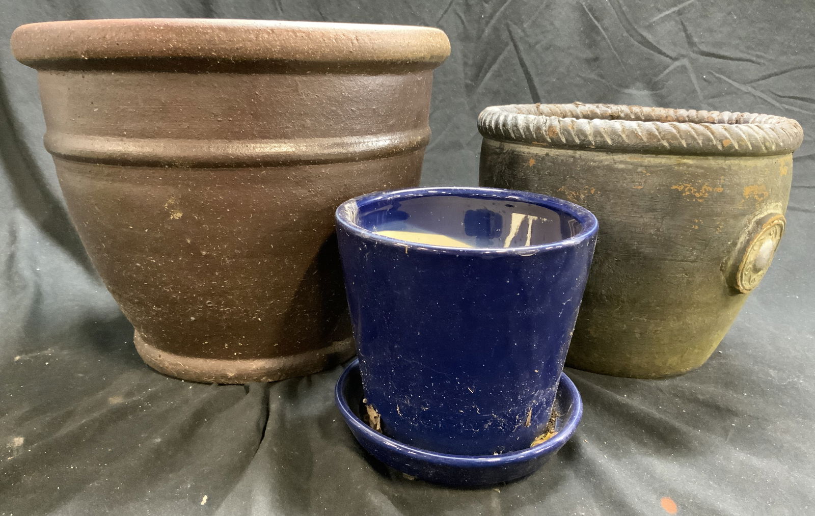 Lot 3 Ceramic & Porcelain Planters (1 of 6)