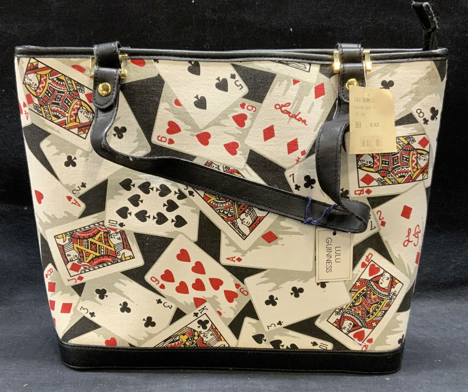 Lulu Guinness Playing Card Handbag NWT (1 of 6)