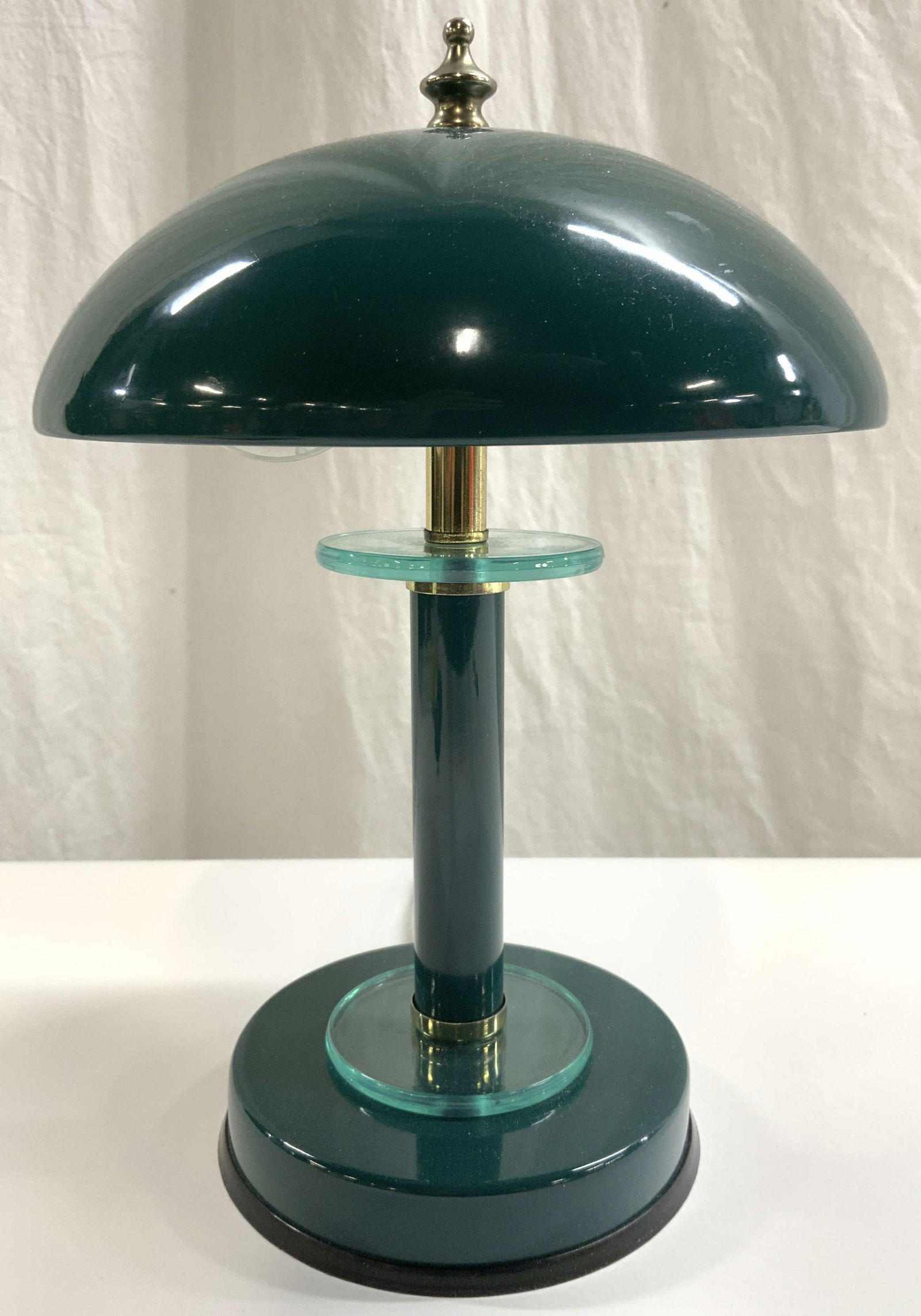 Vntg MCM Metal Atomic Flying Saucer Lamp (1 of 6)