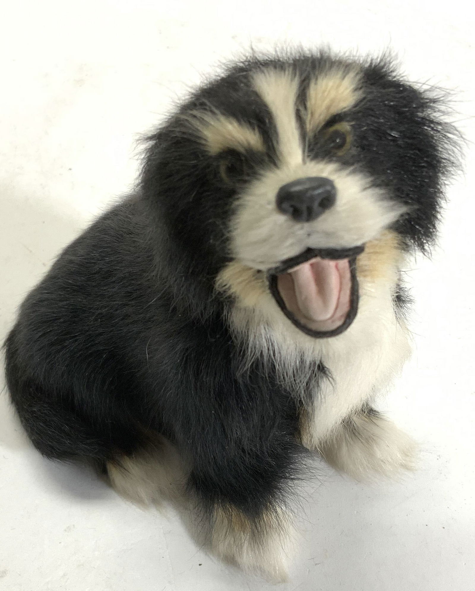 Rabbit Fur Covered Dog Figural (1 of 7)