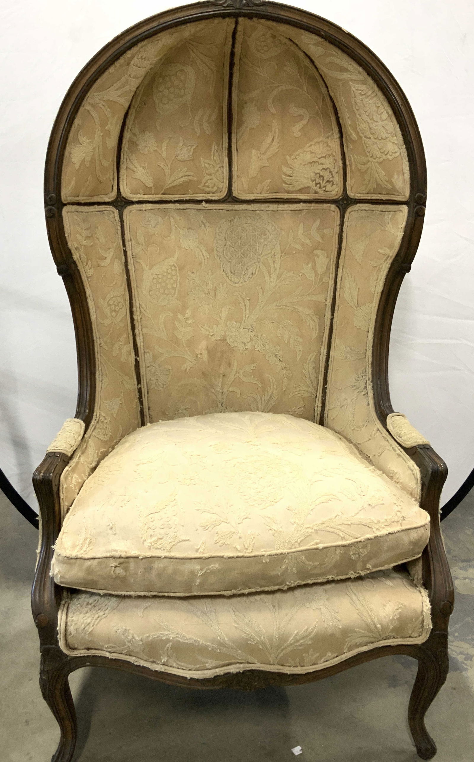 Vtg French Style Louis XVI Embroidered Arm Chair (1 of 16)