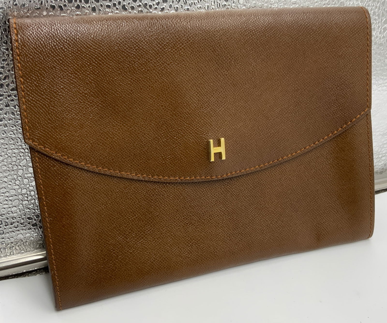 Leather Rio Clutch W H Logo Hardware (1 of 6)