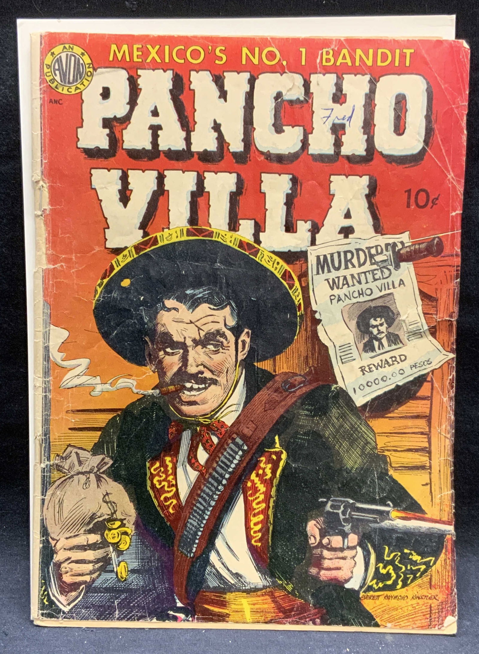 Avon Publication Pancho Villa, 1950, Comic Book (1 of 6)